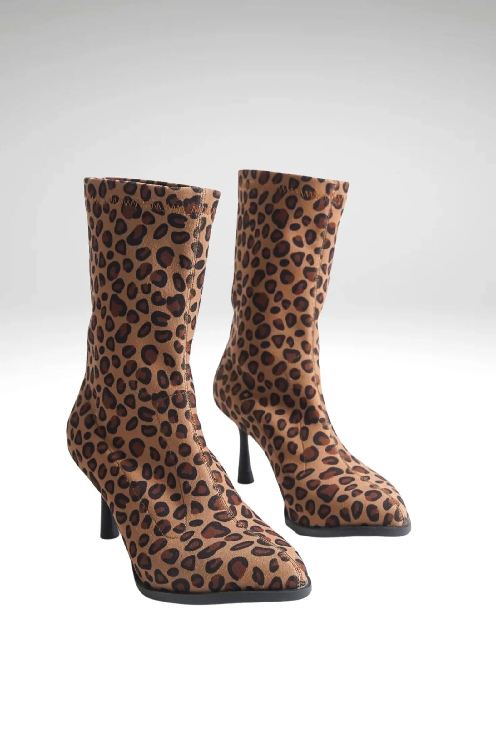 leopard women boots, women's casual shoes, Handmade Suede Women's Boots,