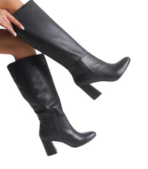 Handmade Leather Women's Boots, Women's Souvenirs, Leather Women's Boots, High Heeled Shoes,