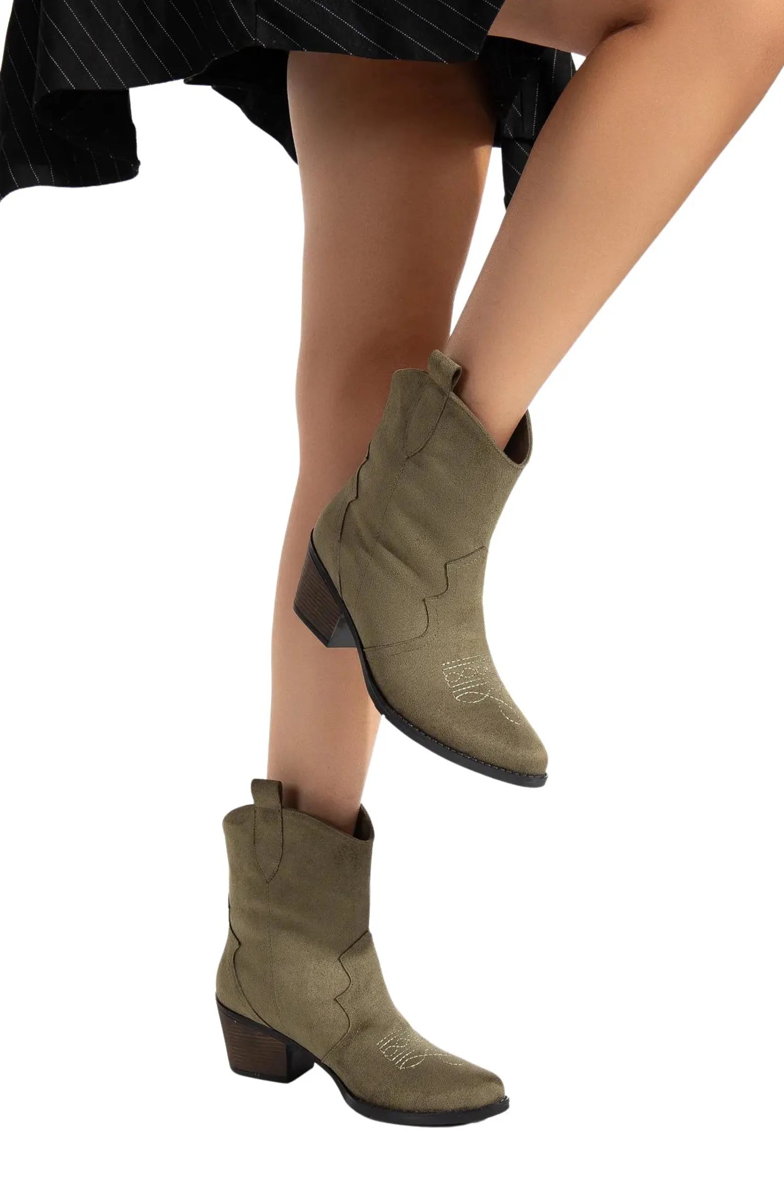 Handmade Suede Women's Boots, women's casual shoes, cowboy women's boots